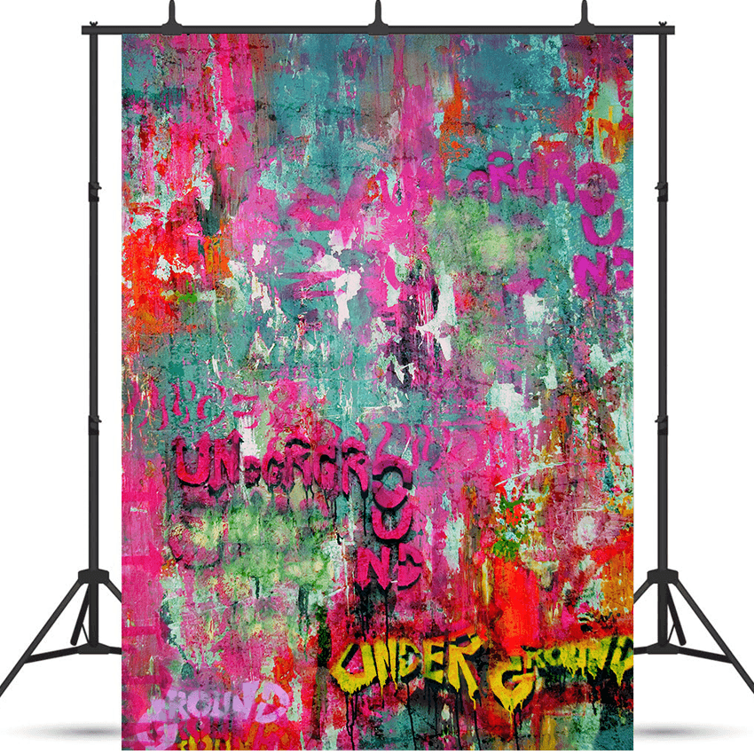Colorful Graffiti Street Art Backdrop for Photography SBH0297
