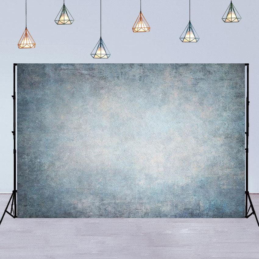 Cyan-blue Portrait Abstract Photography Backdrops for Photos