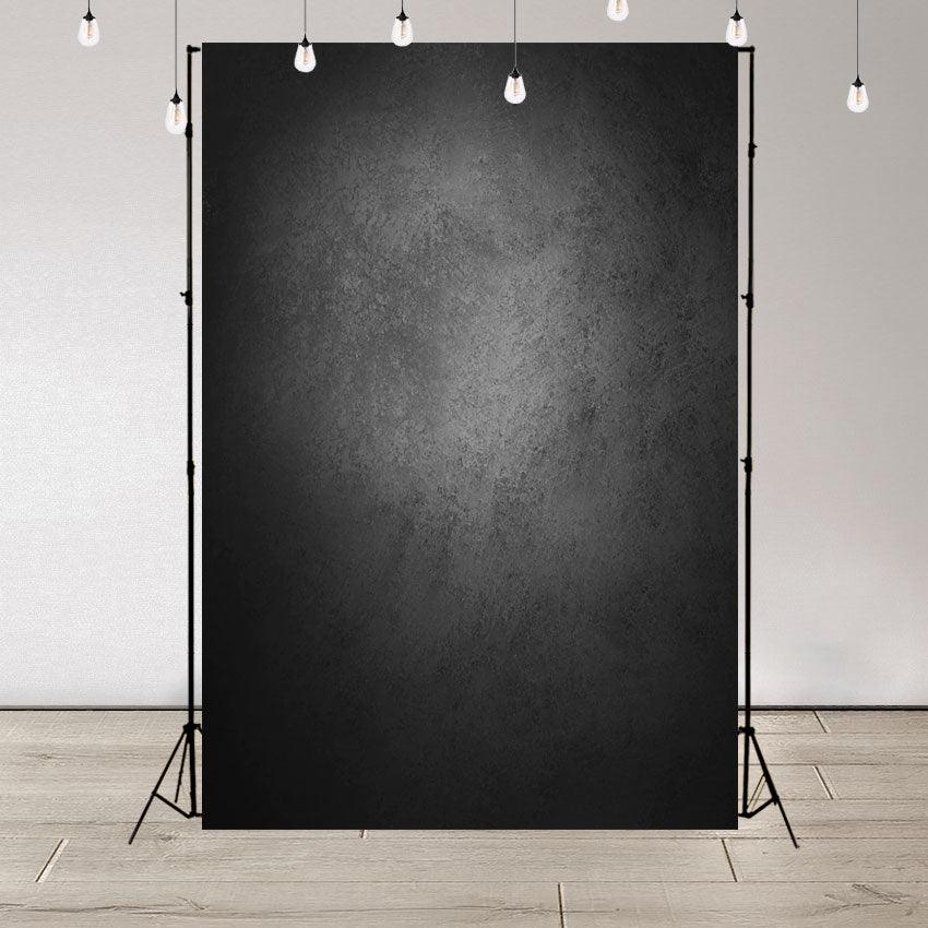 Black Grey Abstract Photography Backdrop for Studio Prop