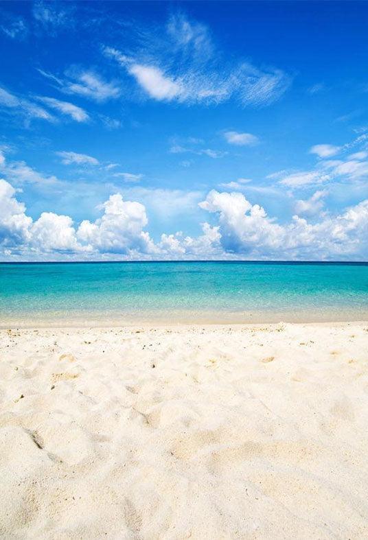 Summer Tropical Blue Sky Backdrop for Kids