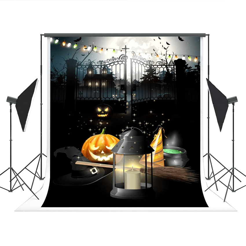 Door of Hell Magic Halloween Photo Backdrops