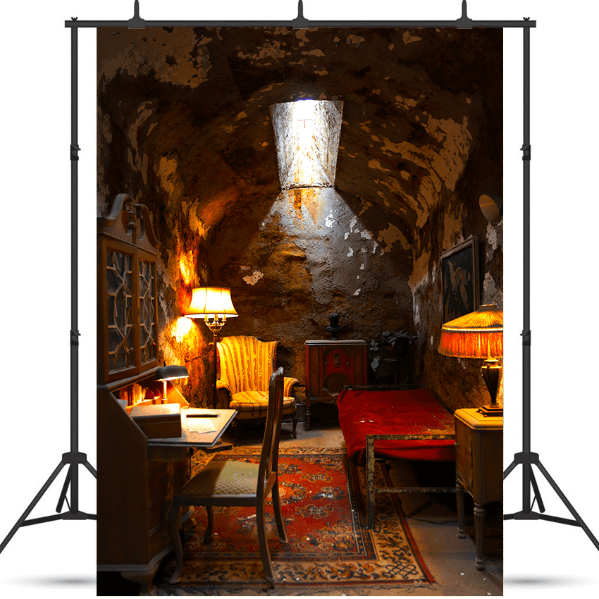 Al Capone's cell at Eastern State Penitentiary Backdrop SBH0203