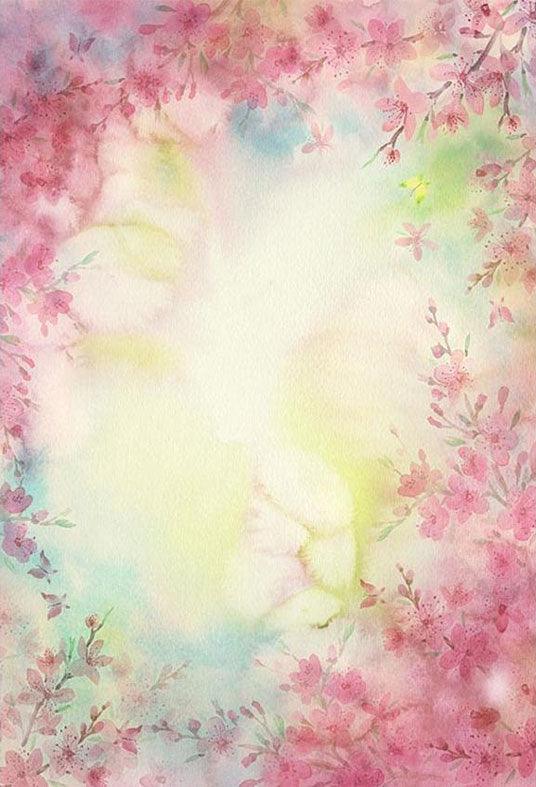 Bokeh Painted Pink Background For Valentines Photography Backdrop