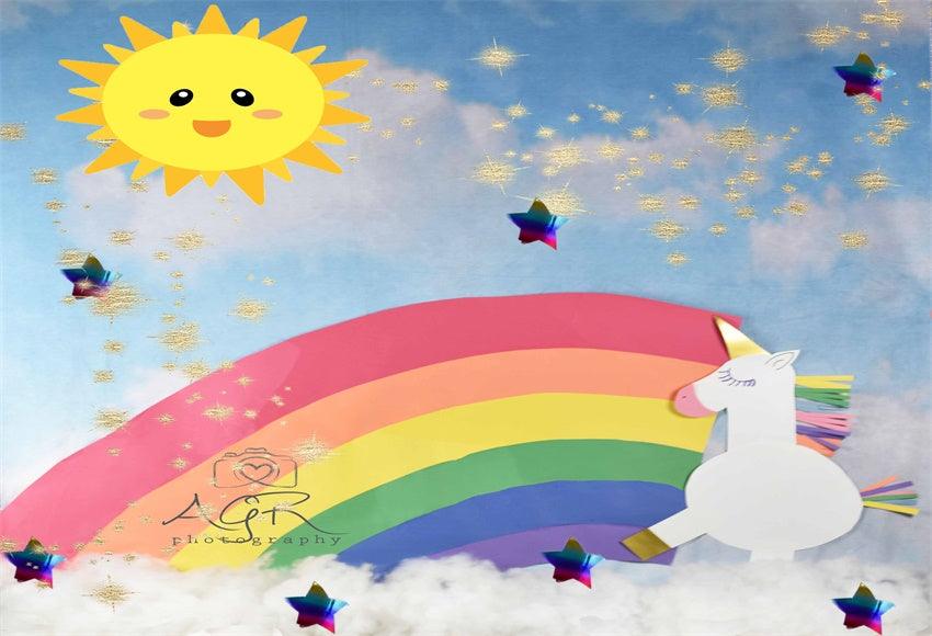 Magical Unicorn Baby Photo Backdrops for AGR Photography