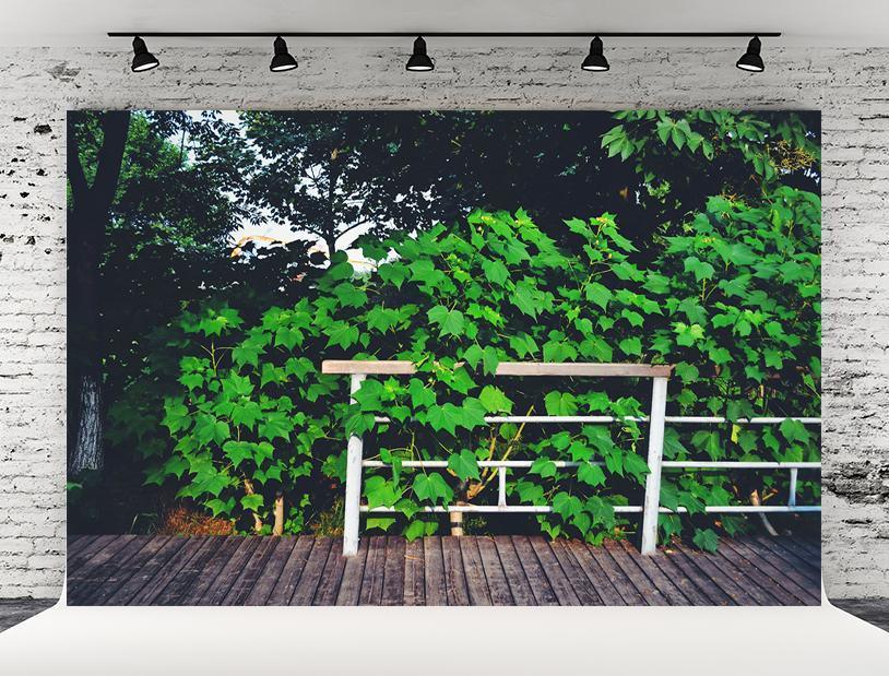 Spring Nature Wood Floor Photo Booth Prop Backdrops