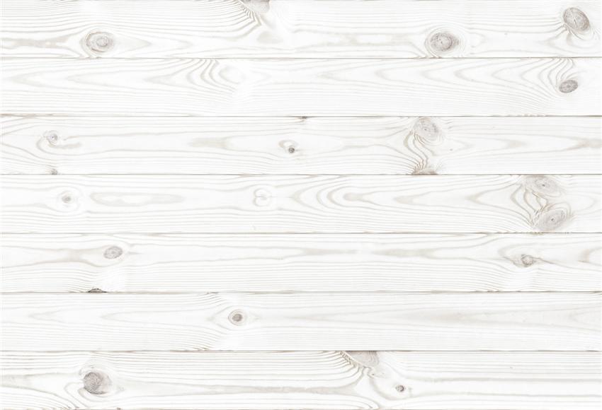 White Wooden Texture Photo Backdrop Fabric