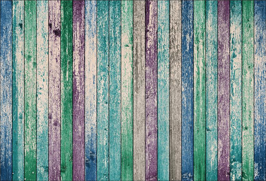 Colorful Wood Wall Photography Backdrops for Party