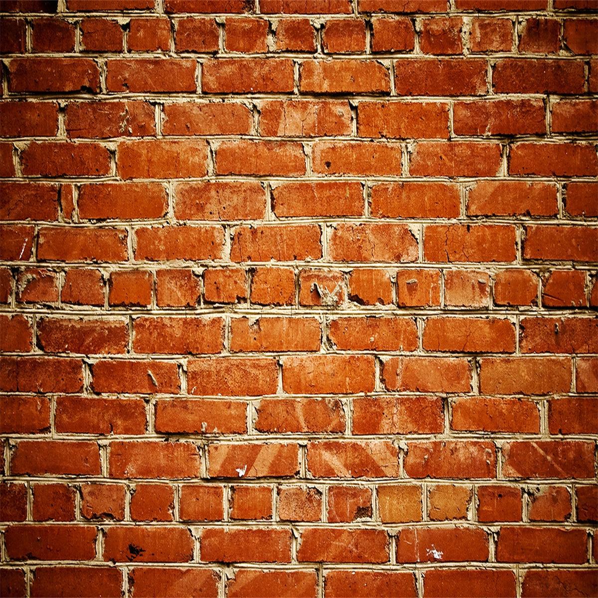 Red Brick Wall Photography Backdrops