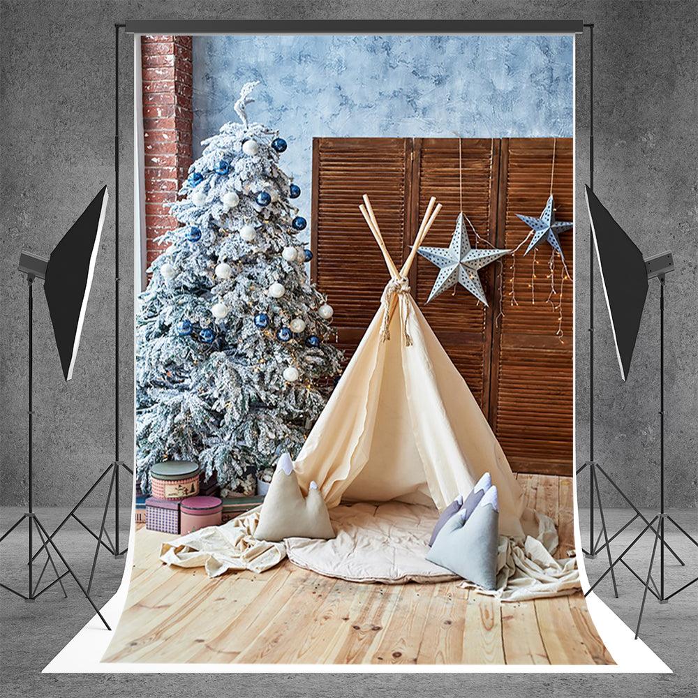 Rose Pink Photo Booth Prop Backdrop for Christmas