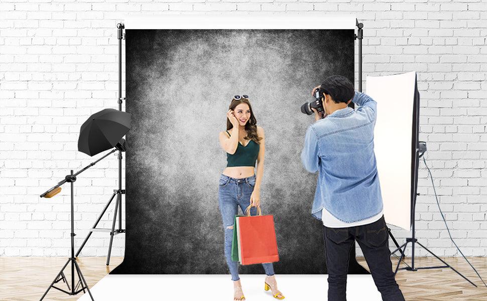 Printed Light In Center Dark Abstract Old Master Photography Backdrop