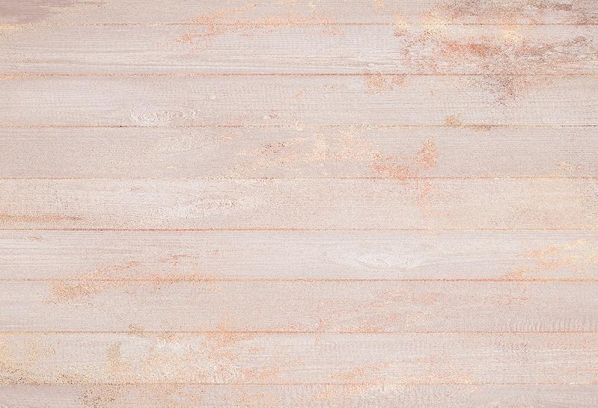 Rose Gold Glitter Wood Wall Photography Backdrop for Studio