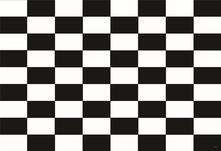 Stripe White and Black Lattice Photography Backdrops