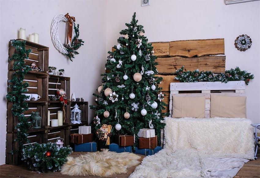 Christmas Decor Photo Backdrop for Studio