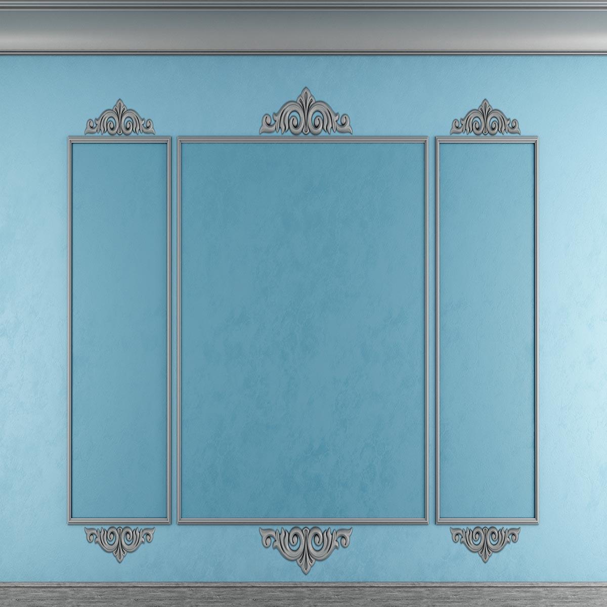 Light Blue Grey Rim Texture Wall Photography Backdrops Wedding