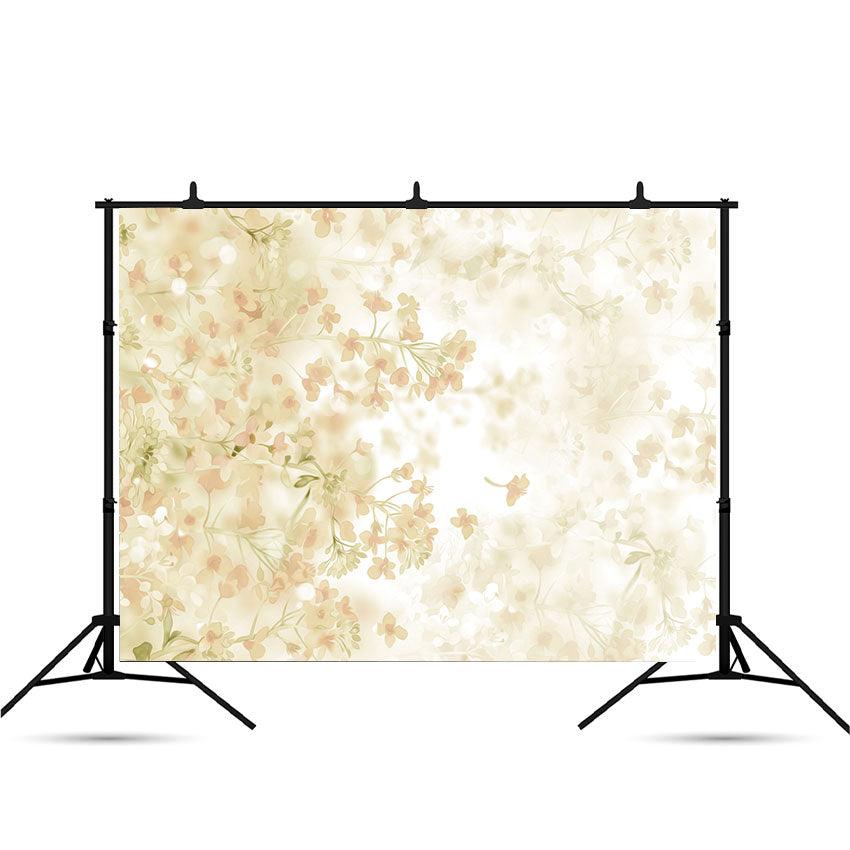 Impressionistic Oil Floral Painting Abstract Backdrop for Photography SBH0051