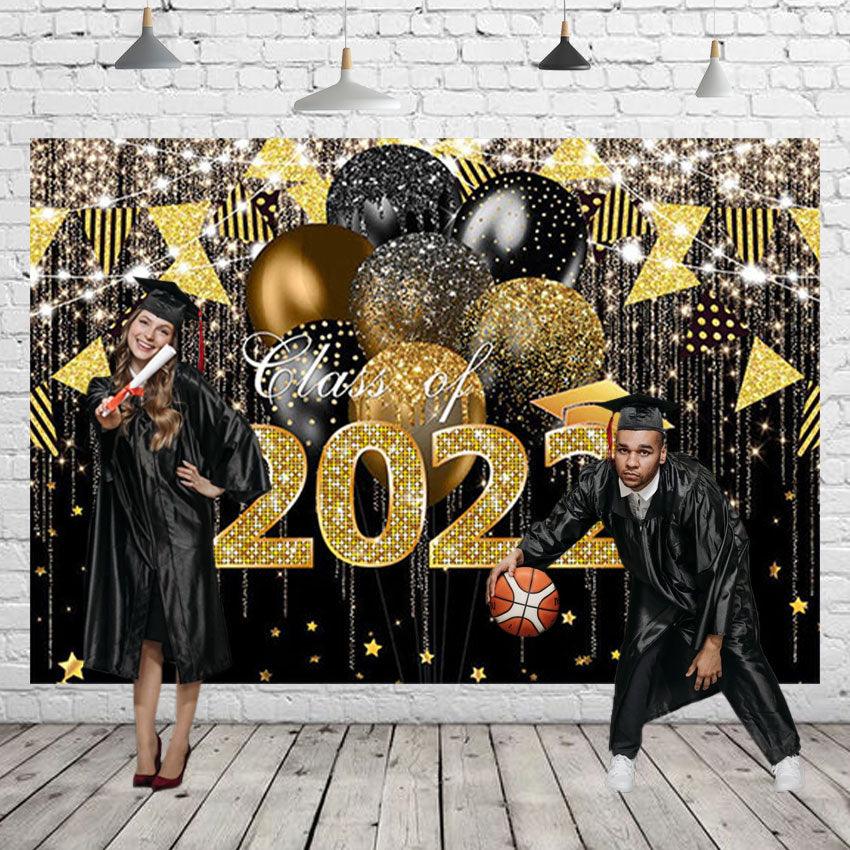 Stage Lighting Graduation Party Backdrop for Photography SBH0096