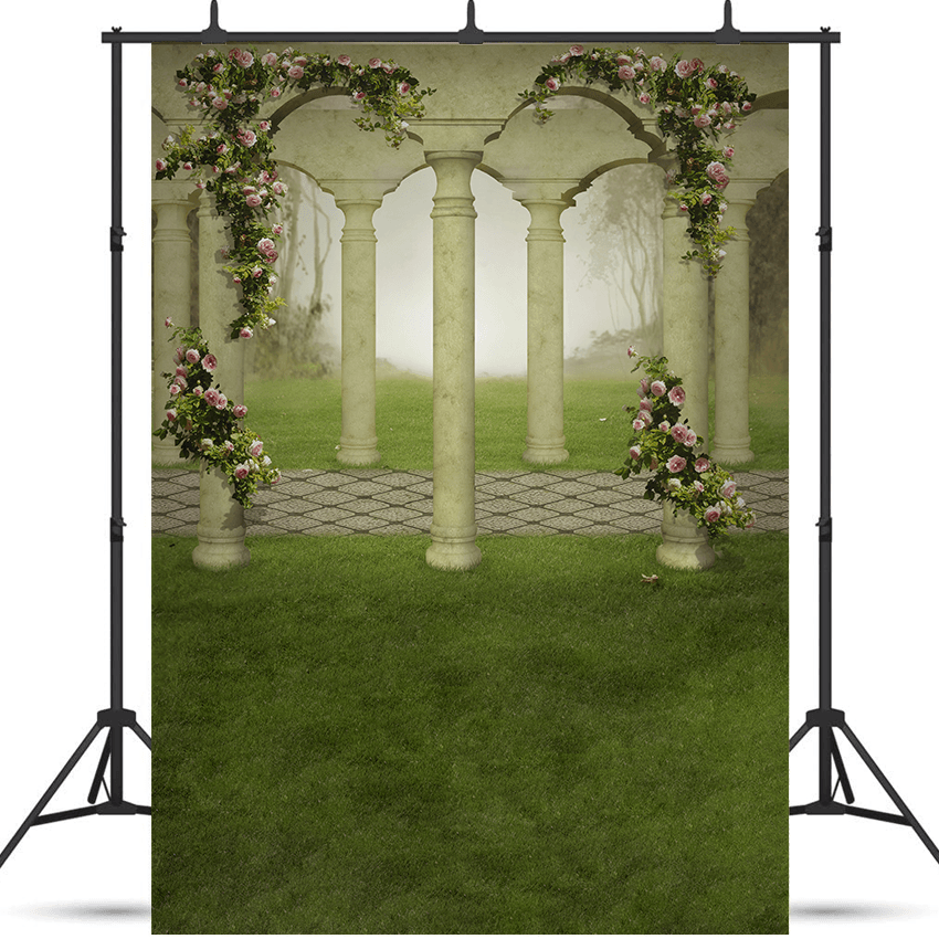 Fantasy Garden Backdrop for Spring Photography SBH0354