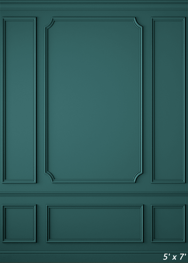 Modern Classic Green Interior Wall Backdrop SBH0459