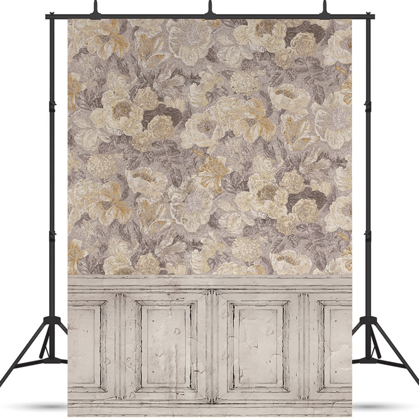 Blossom Flower Pattern Fabric Photo Backdrop SBH0501