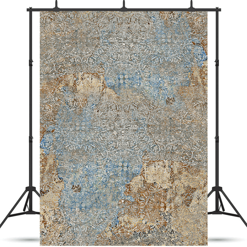 Natural Porcelain Tile Fabric Backdrop for Photo SBH0575