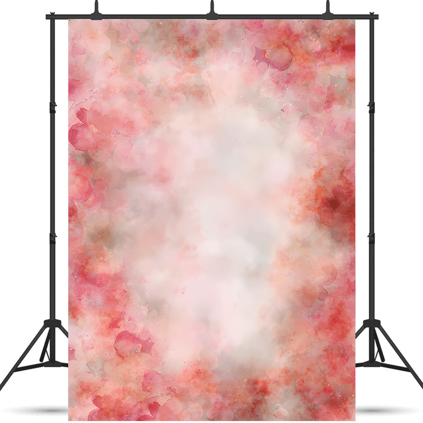 Fine Art Pink Floral Background Backdrop SBH0602