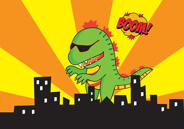 Animal Cartoon Backdrop for Children Photography