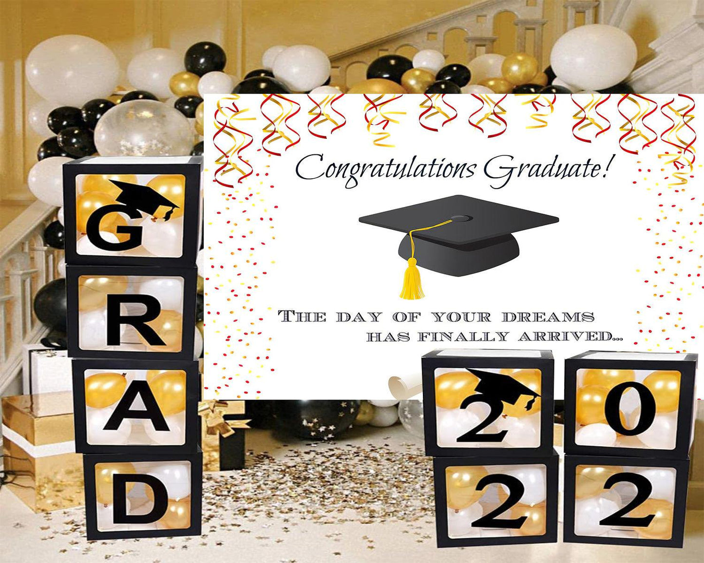 Graduation decorations College Graduation Backdrop for Photo Studio TKH1883