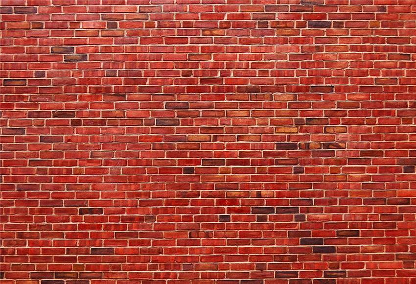 Red Brick Wall Retro Backdrop for Photo Studio