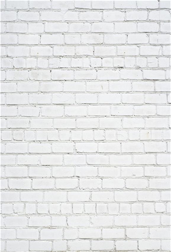 White Brick Wall Portrait Photography Backdrops for Photographer