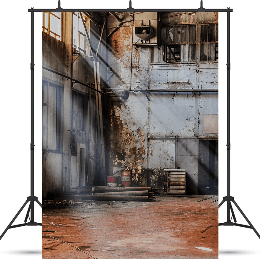 Abandoned Empty House Grunge Texture Photography Backdrop SBH0175