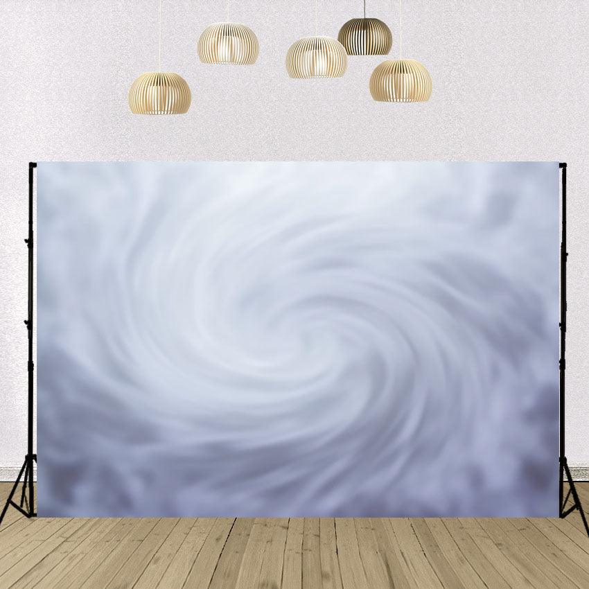 Abstract Grey Vortex Photography Backdrop