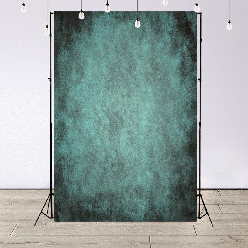 Abstract Retro Green Black Texture Photography Backdrops for Studio