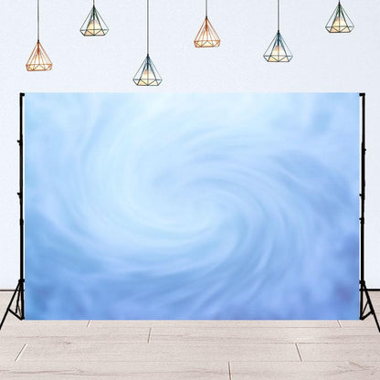 Abstract Blue Vortex Photography Backdrop