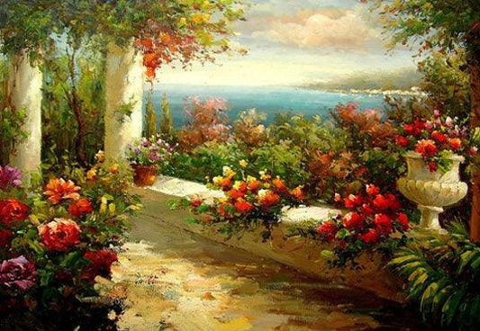 Beautiful Flowers Backdrop Spring Scenery Photography Background