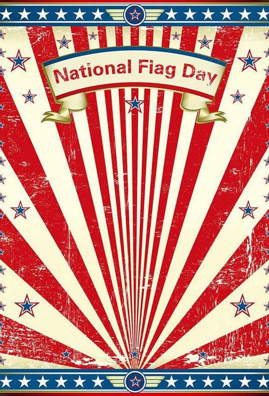 American Flag Pattern Backdrops for July 4th National Flag Day Independence Day Photography