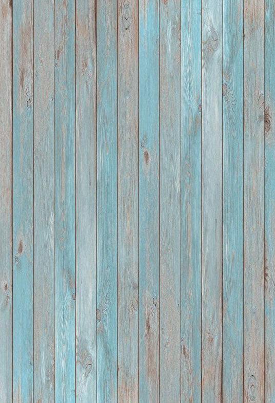 Cyan Peeling Wood Floor Texture Backdrop Photography Backgrounds