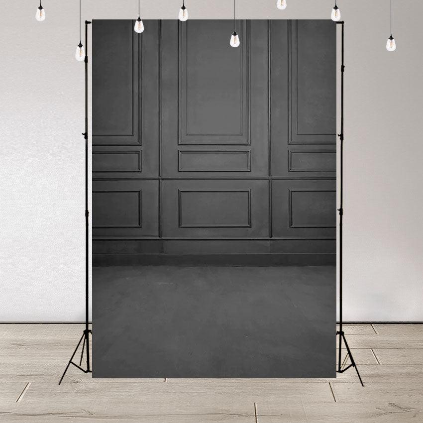 Grey Abstract Wall Wedding Backdrop for Studio