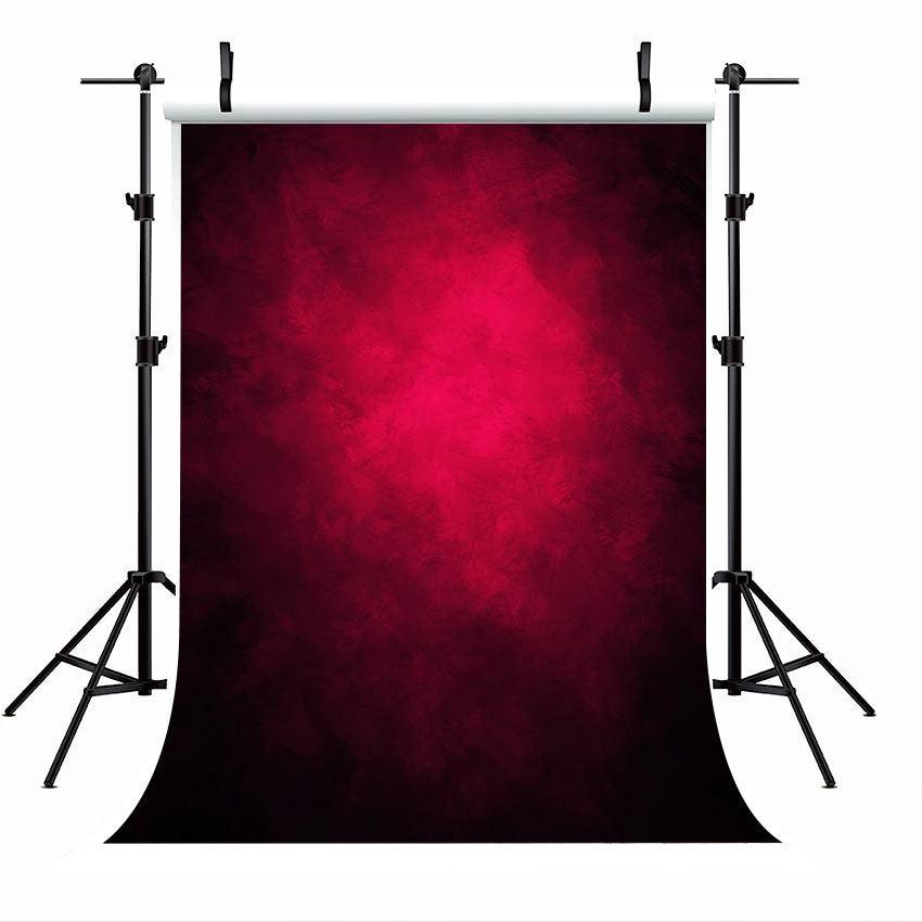 Burgundy Mottled Abstract Backdrop for Studio
