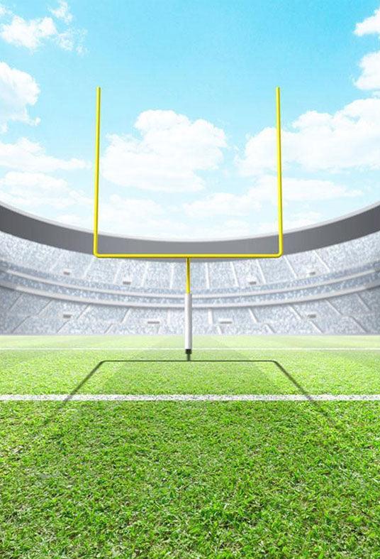 Green Grassland Sports Backdrop Football Field Photography Background