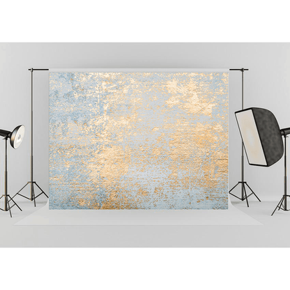 Retro Wall Shiny Gold Abstract Backdrop for Photography Prop