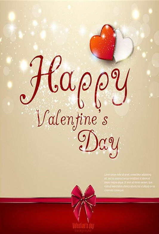 Happy Valentine's Day Backdrop for Photography Background