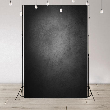 Black Grey Abstract Photography Backdrop for Studio Prop