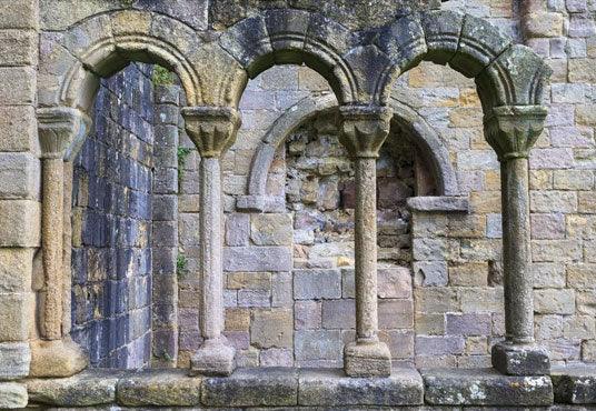 Old Stone Architecture Arch Backdrop for Photography Background