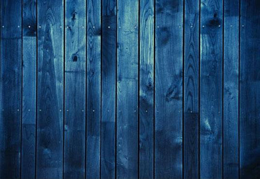 Dark Blue Wooden Floor Texture Backdrop for Photo Booth