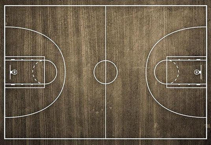 Wood Floor Backdrop Basketball Field Pattern Photography Background