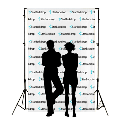 Step & Repeat Backdrop (Upload Your Custom Logo)