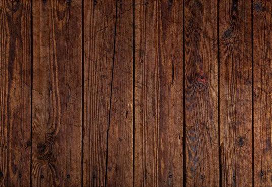 Senior Dark Brown Wooden Floor Backdrop for Photo Booth