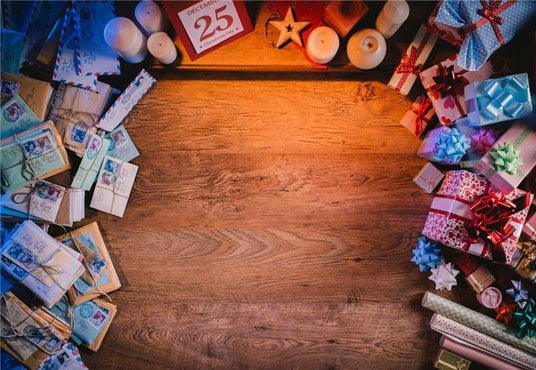 Vintage Christmas Photo Studio Backdrops