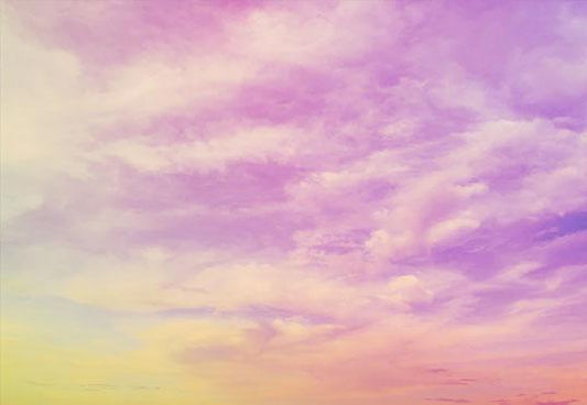 Colorful Cloud Pastel Rainbow Photo Studio Backdrop Portrait Props Kids Birthday Party Decorations SBH0020