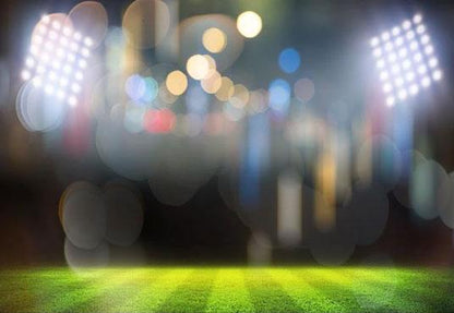 Sports Bokeh Stadium Backdrop Football Field Photography Backgrounds